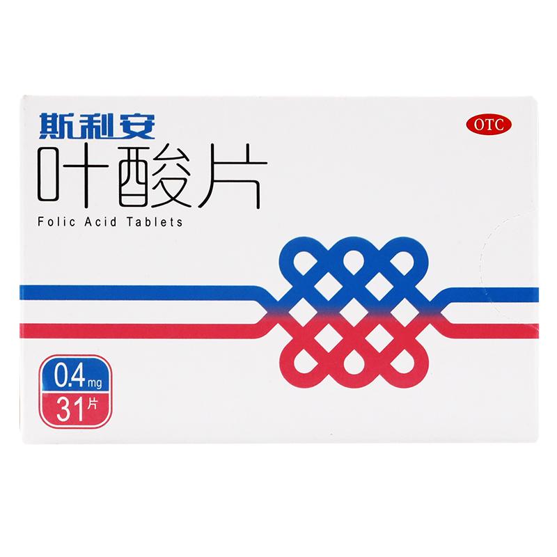 斯利安 葉酸片  0.4mg*31片